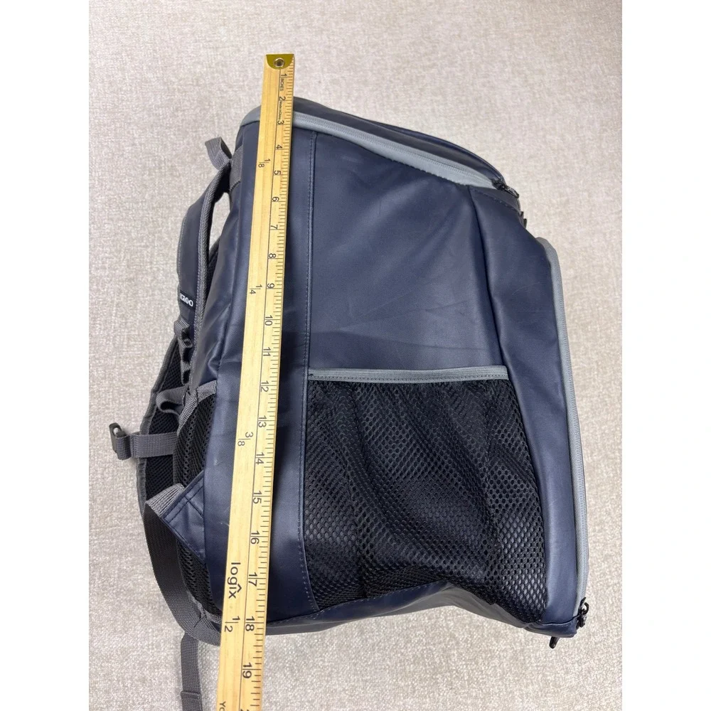 Igloo MaxCold Backpack Cooler Navy Blue Insulated Hiking Travel Bag